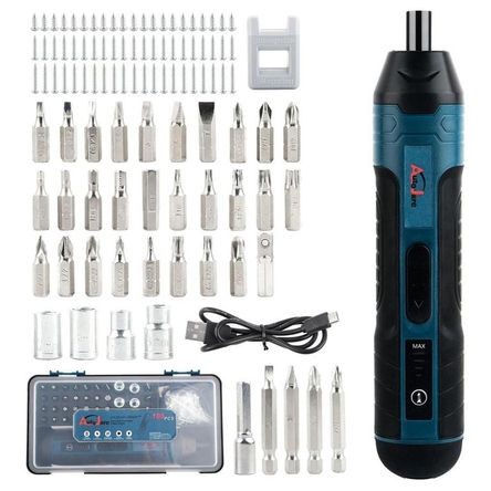 Atornillador Eléctrico 3.6v Inalámbrico Recargable 105 Pzs Multicolor Atornillador Eléctrico 3.6v Inalámbrico Recargable 105 Pzs Multicolor