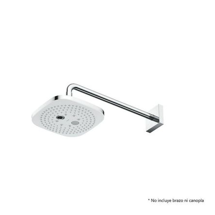 Ducha modelo Warm Spa cuadrada marca TOTO TBW02004U1 Plateado