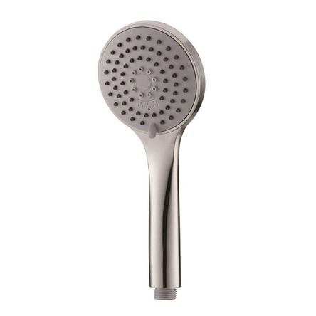 Ducha teléfono redonda línea DIMA con manguera flexible marca COBRA Plateado