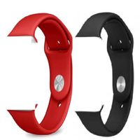 Correa Silicona para watch Watch Color rojo de 42-44mm