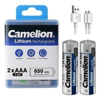 Pilas Aaa Recargables Usb  Camelion Un Pack