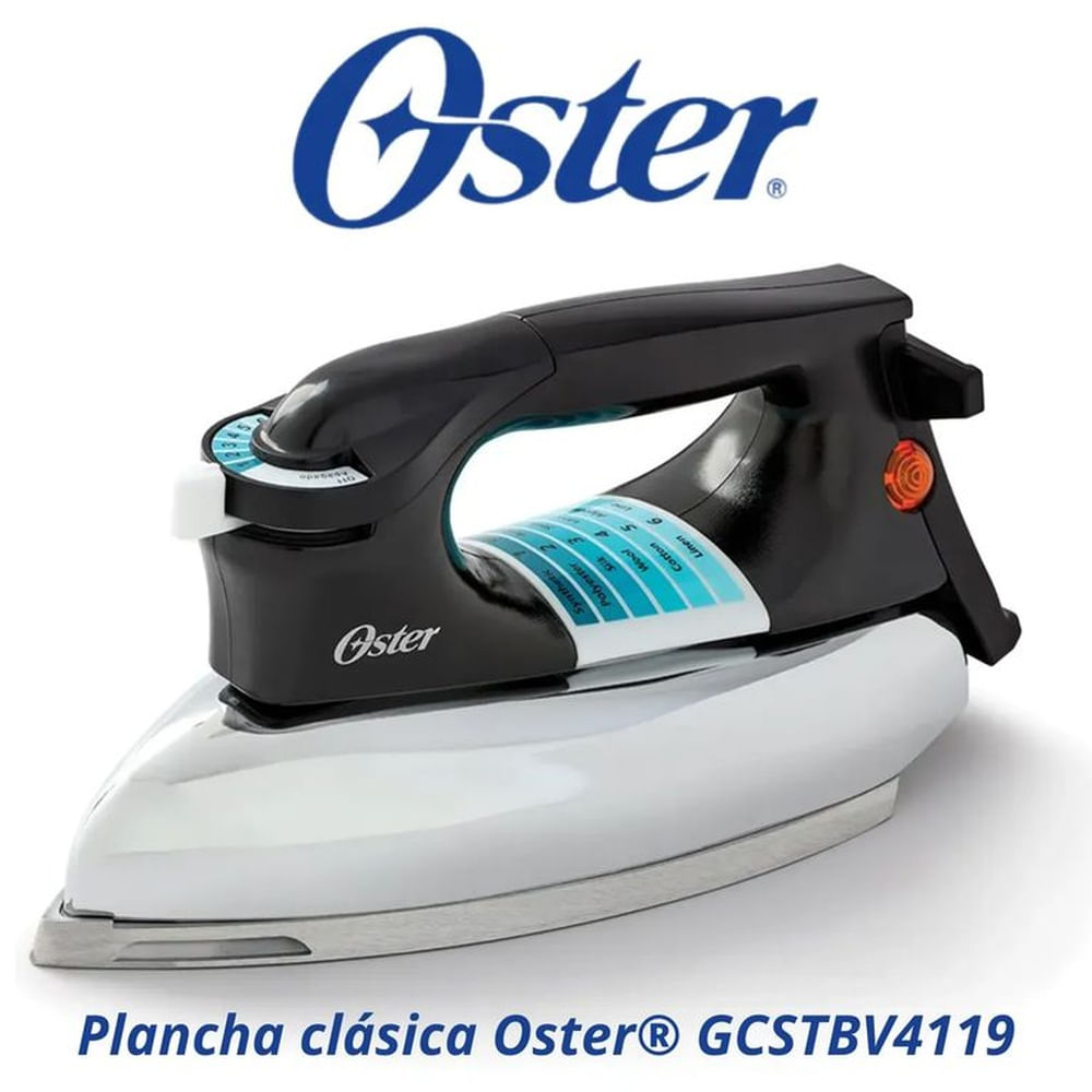 Plancha pesada Oster GCSTBV4119 clásica con control de temperatura