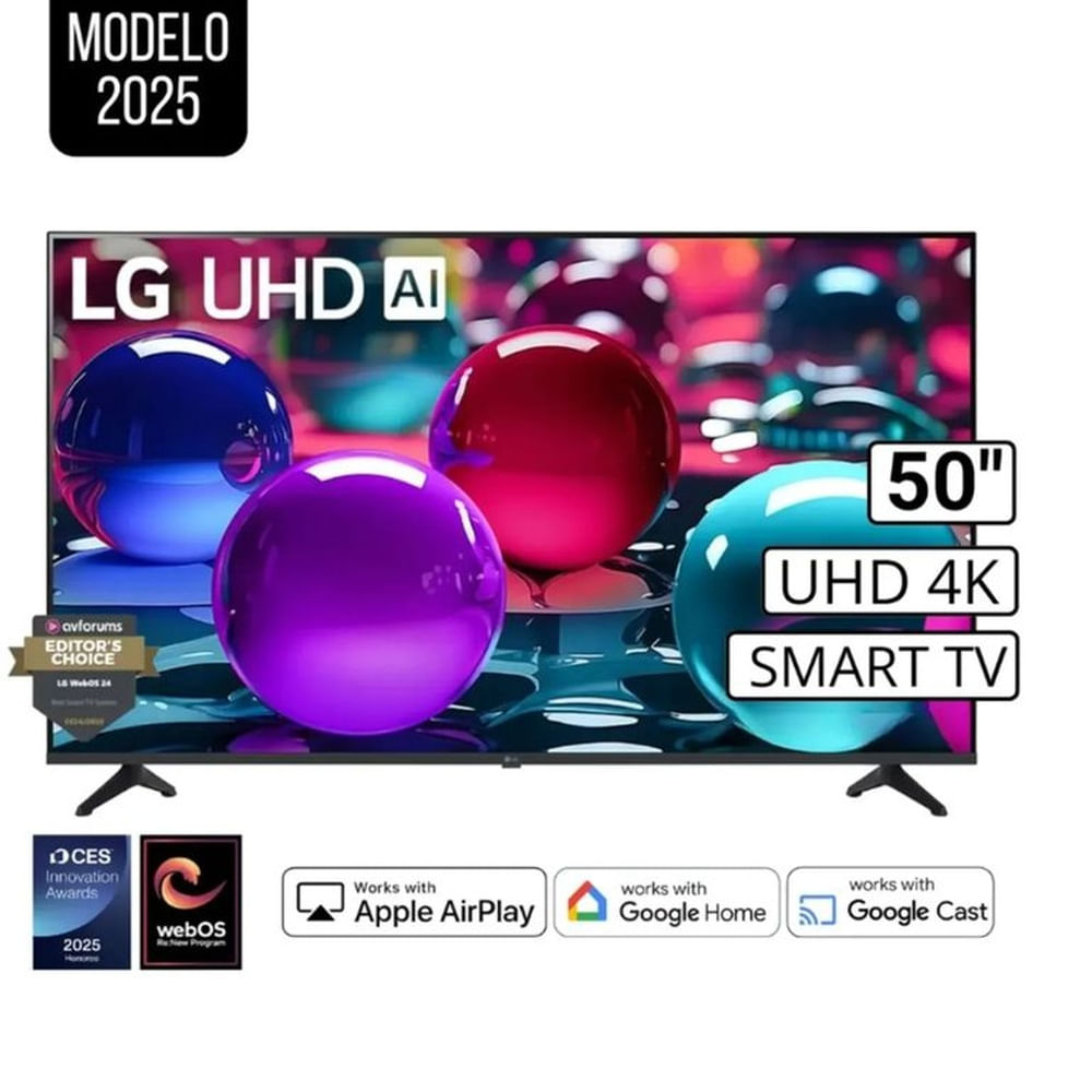 TELEVISOR LG 50"" 50UA7300PSB UHD 4K THINQ AI 2025