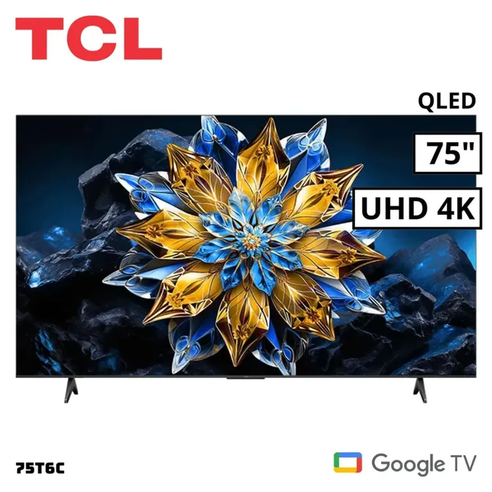 Televisor TCL QLED 75 UHD 4K Smart TV 75T6C