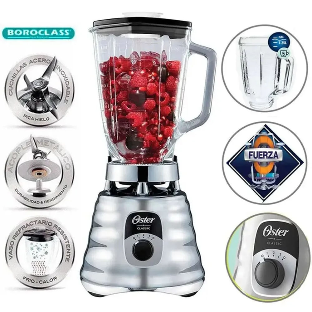 Licuadora Clásica 3 Velocidades BLST4655 1000W