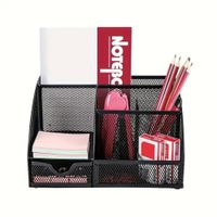Organizador De Escritorio Metálico – Práctico Y Resistente