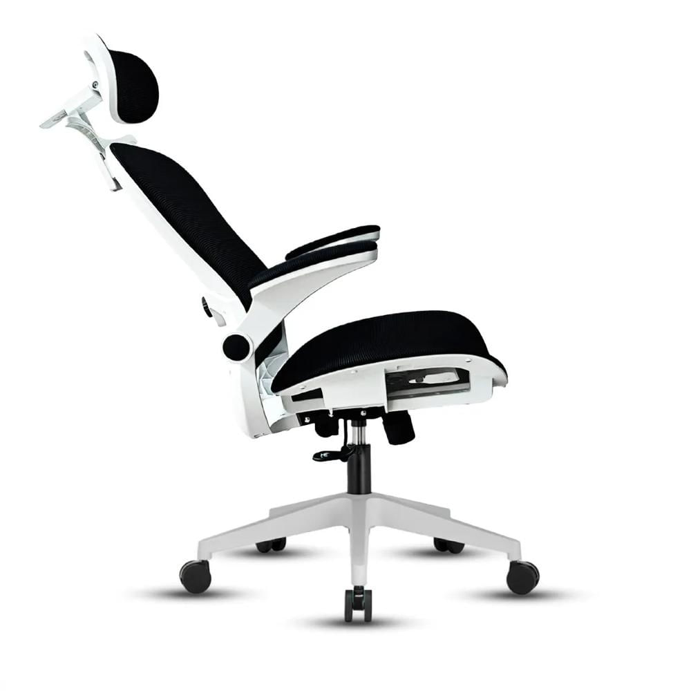 Silla de Oficina Ergonómica Haven ErgoWave Mesh Negro Blanco