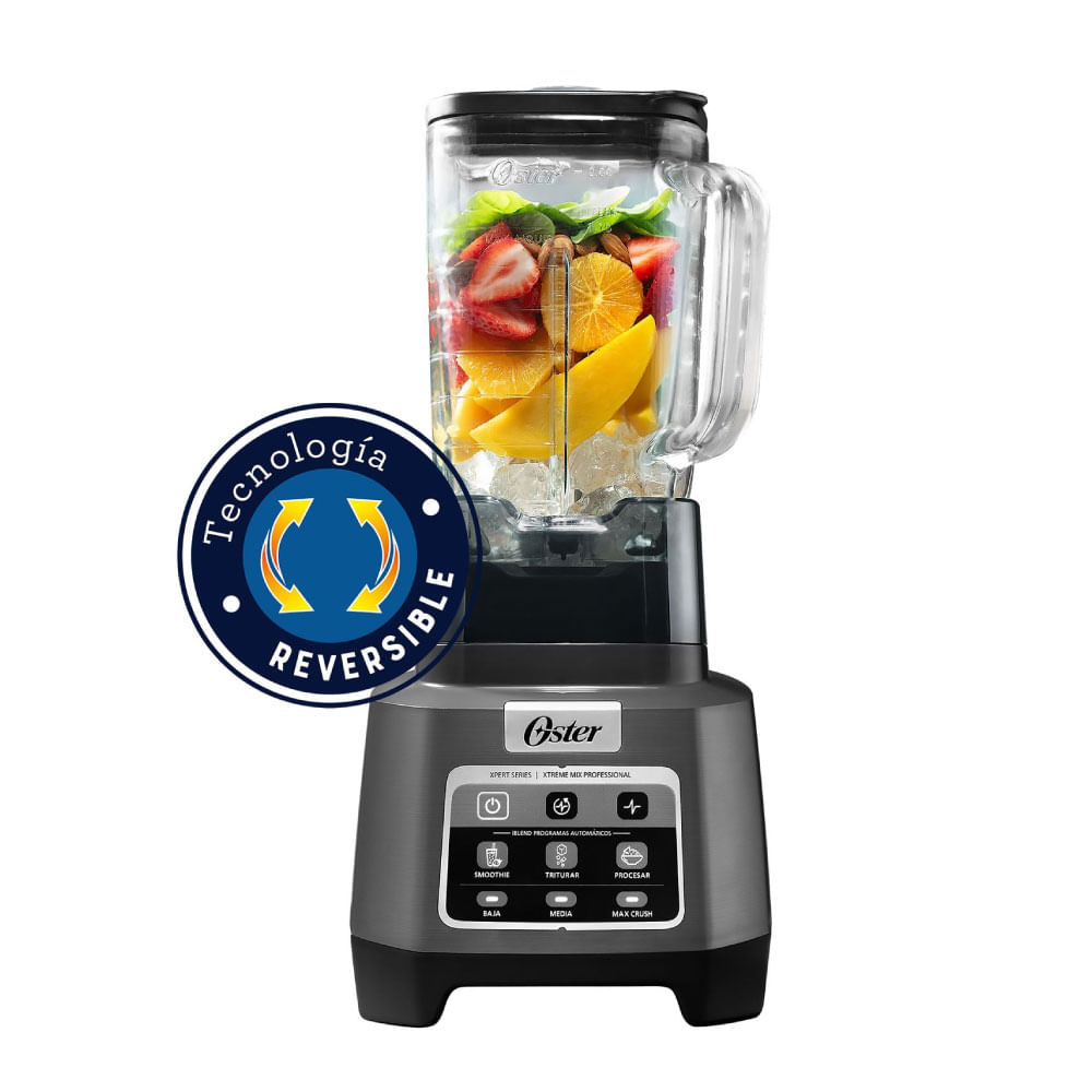Licuadora Profesional Oster BLSTXPG-BW XTREME MIX con iBLEND y MAX CRUSH con Tecnología Reversible