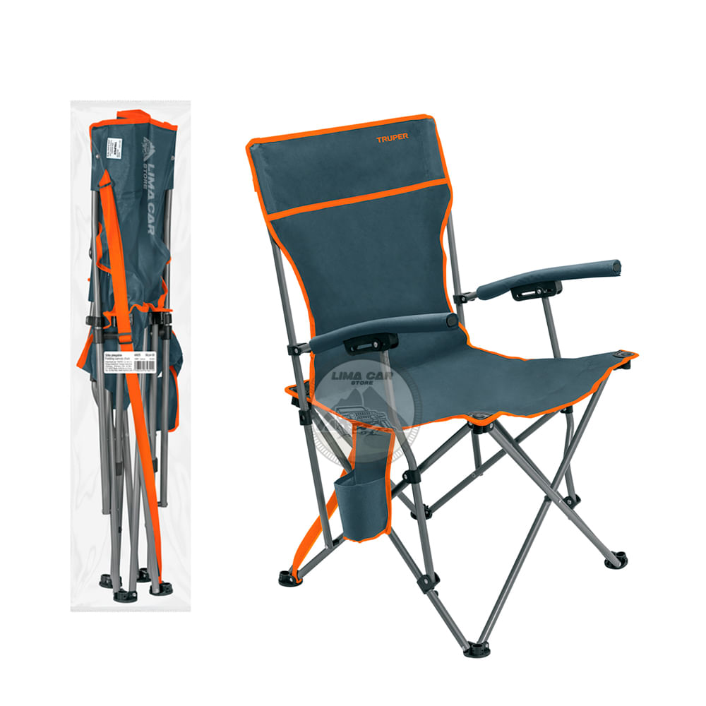 Silla Plegable con bolso Portátil Truper 61025 camping playa