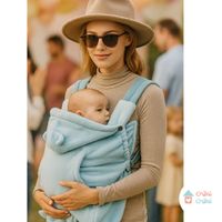 COLCHA PARA ACRGADOR . CELESTE