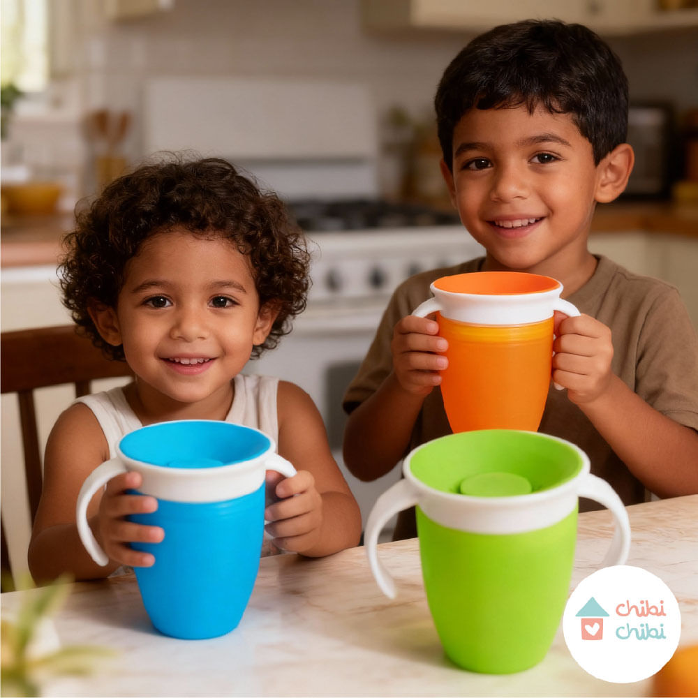 TAZA 360 GRADOS. NARANJA