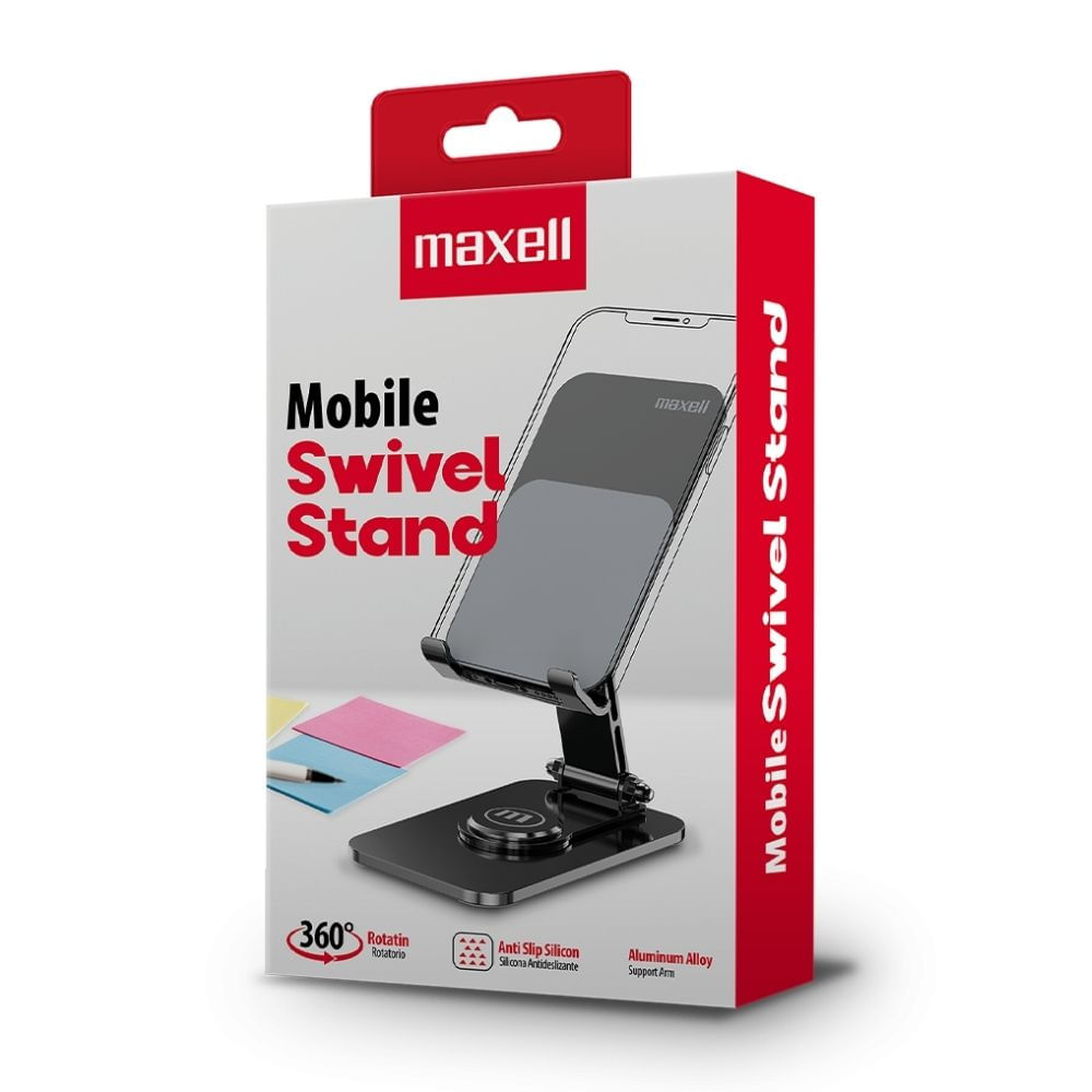 Soporte de Celular Aluminio 360 Maxell Ms-9