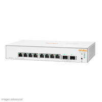 Switch HPE JL680A Instant On 8 Puertos Gigabit con 2 Puertos SFP 1930