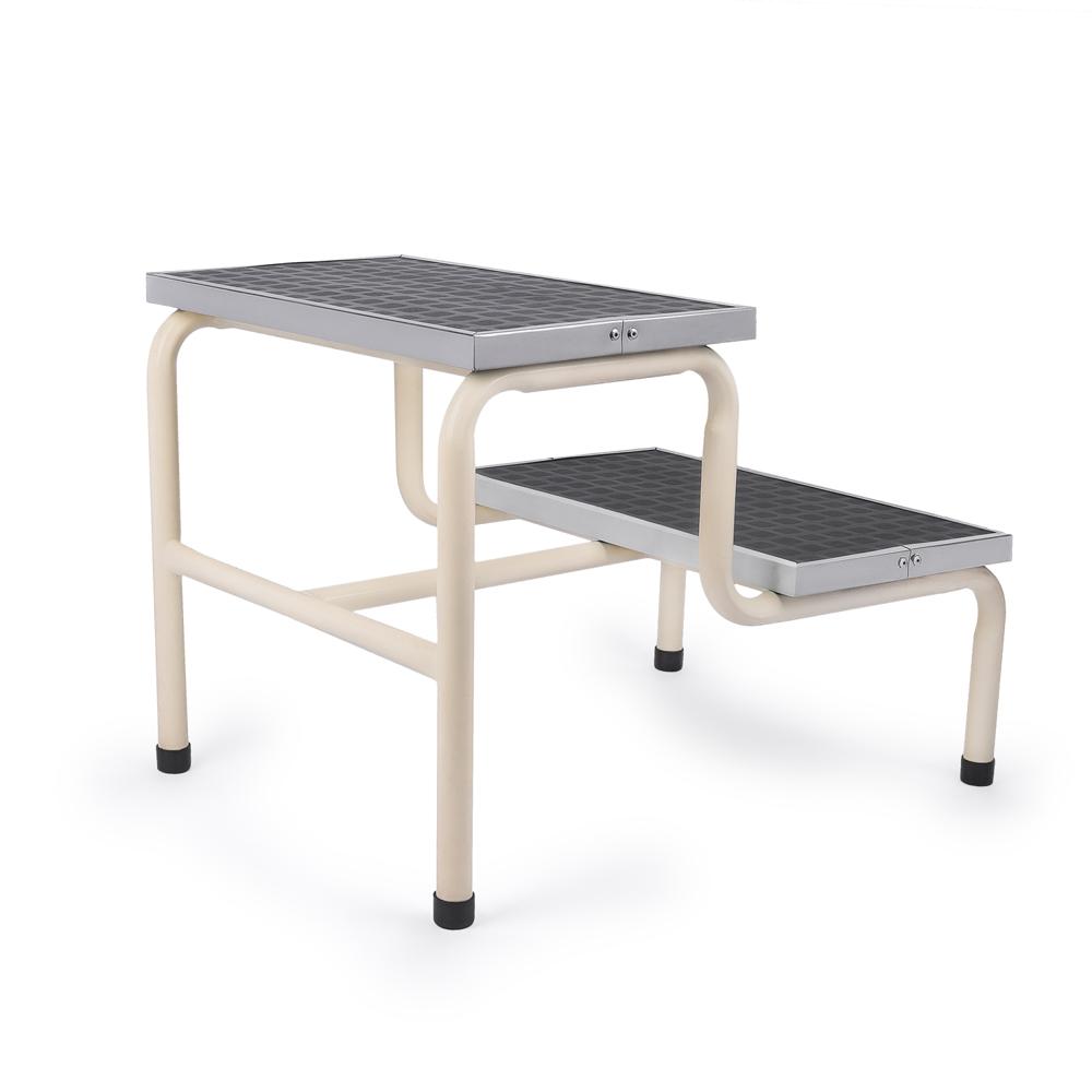 Escalera Escalinata de 2 Peldaños de Acero Quirúrgico