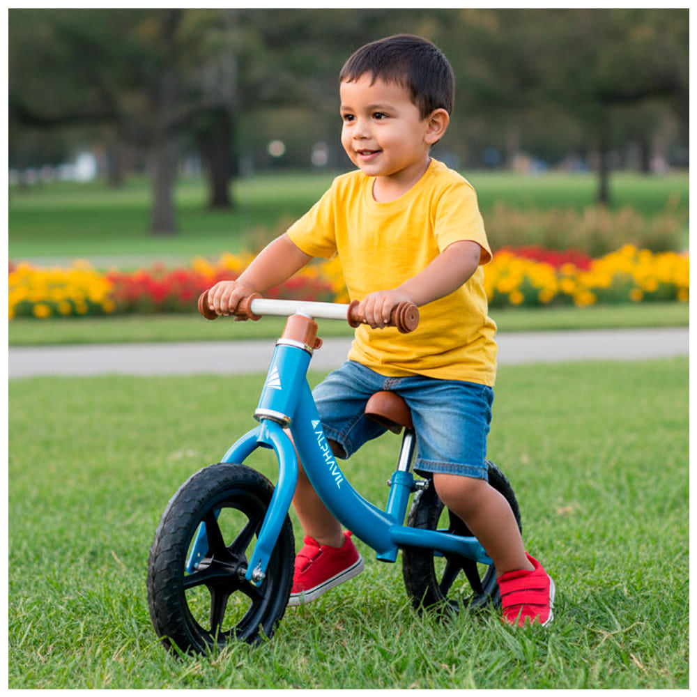 Bicicleta de Balance Alphavil Glowy Azul.