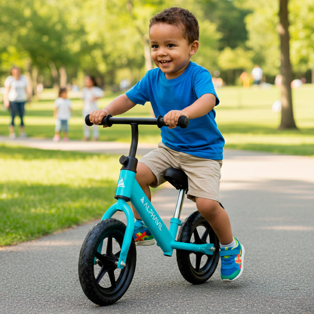 Bicicleta de Balance para Niños Alphavil BX1 Azul.