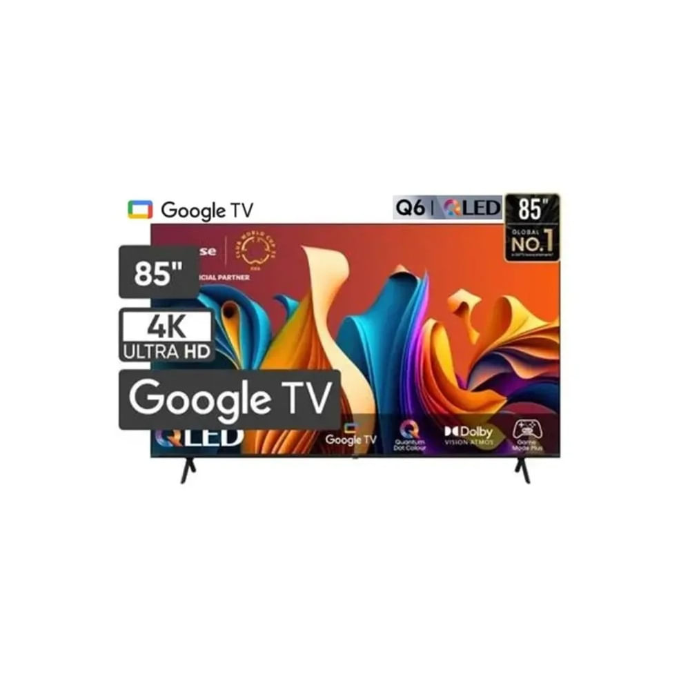 Televisor Hisense Qled 85 85q6n 4k Google Tv