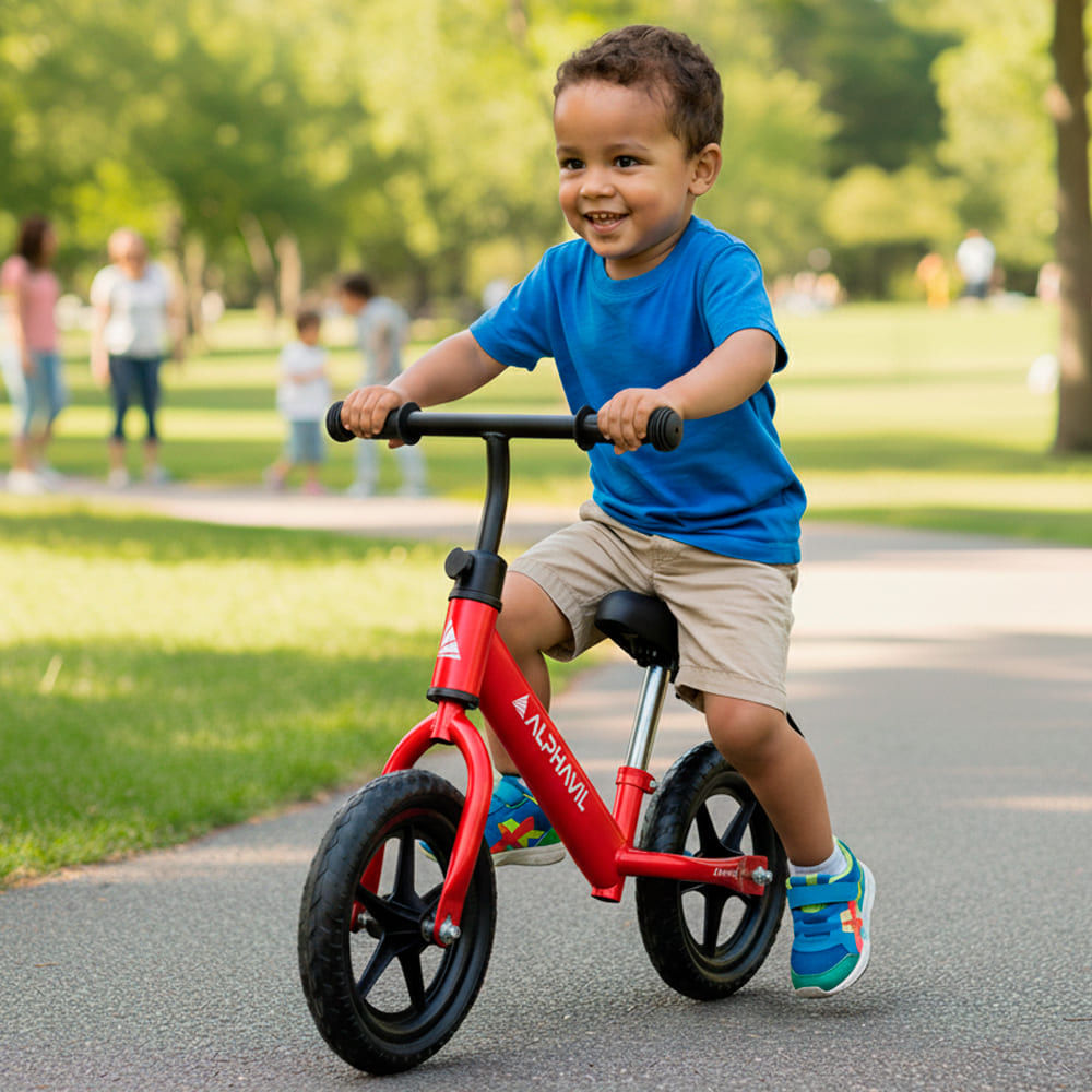 Bicicleta de Balance para Niños Alphavil BX1 Rojo.