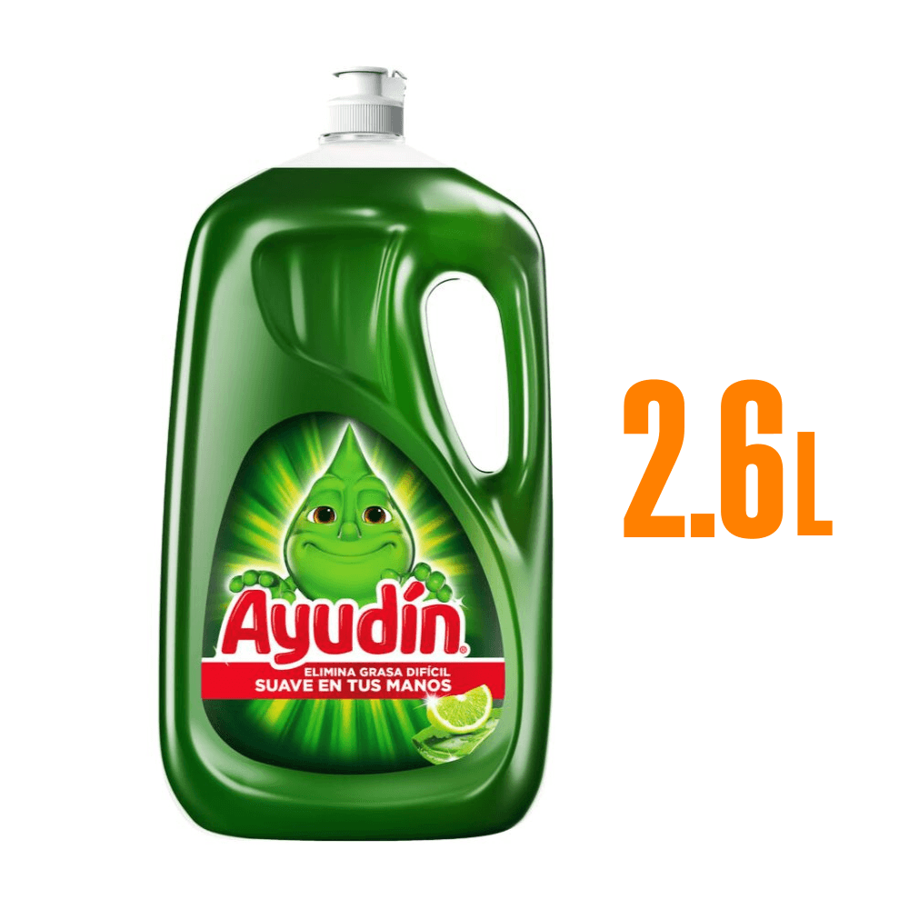 Lavavajilla líquida Ayudin Limón 2.6 litros