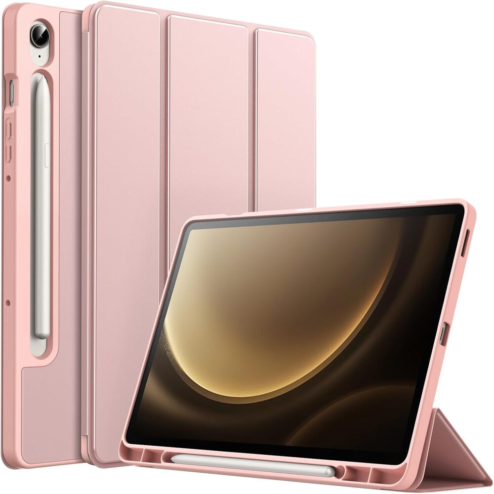 Funda Case Samsung Galaxy Tab S10 FE 2025 TAB S9 11 2023 S9 FE 10.9 -ROSADO