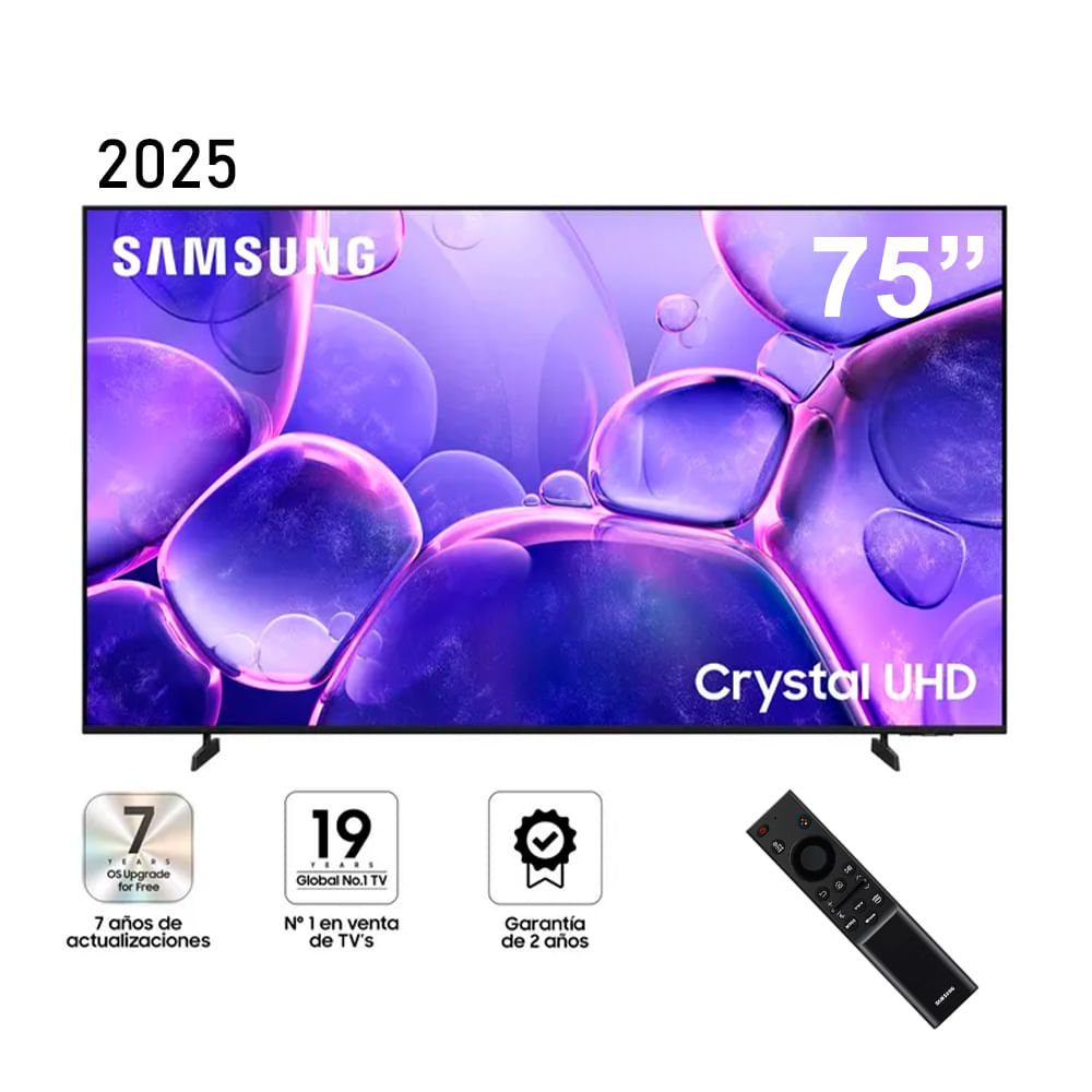 Televisor Samsung 75 UHD 4K Smart UN75U8000FG Crystal