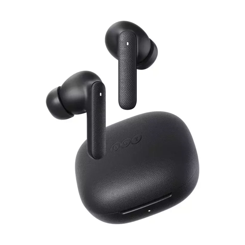 Auriculares Inalámbricos QCY Buds Negro Bluetooth 5.3 IPX4 35h batería