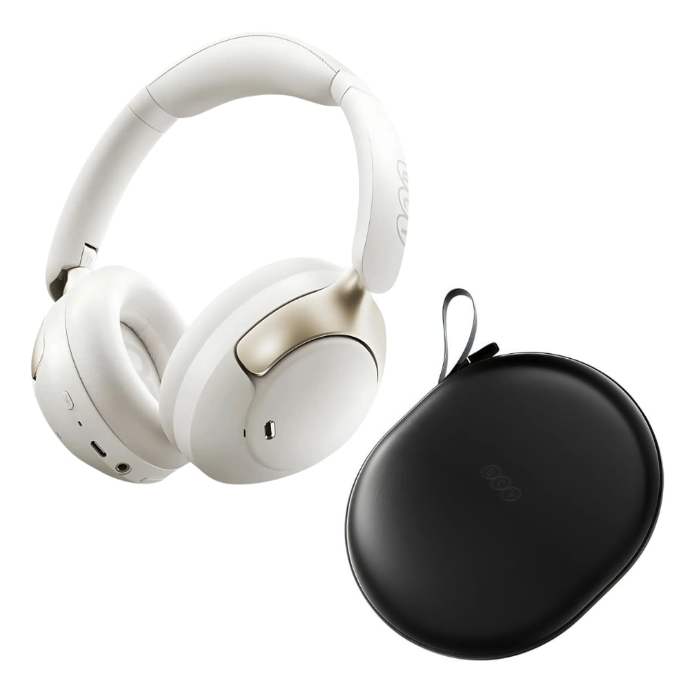 Audífonos Inalámbricos QCY H3 Pro Blanco con cancelación de ruido con case de regalo Incluido