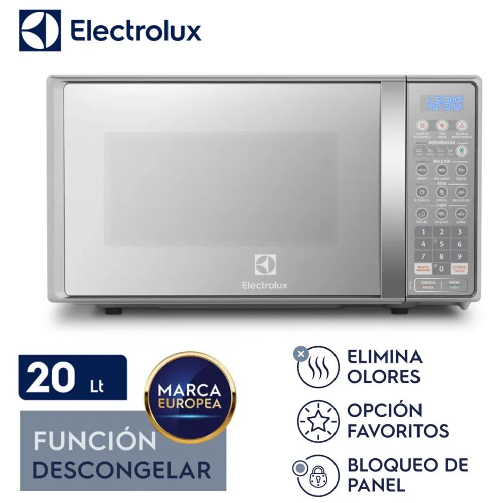 Horno Microonda Electrolux 20L Electrico EMDO20S2GSRUG Silver