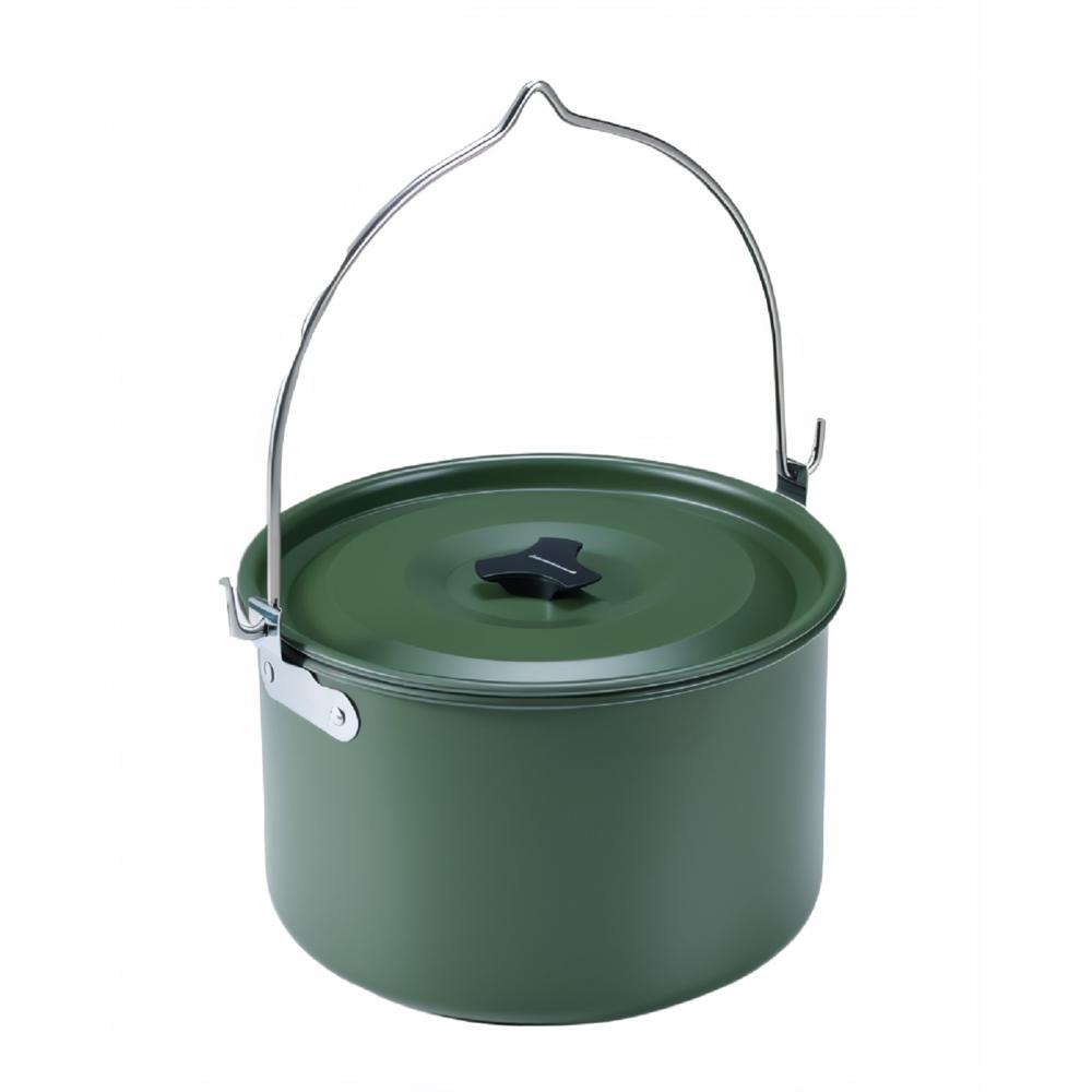Olla Camping 4,2L Colgante Verde Militar