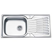 Lavadero 1 Poza con Escurridor Acero Inoxidable  WLS10050J