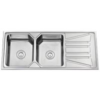 Lavadero 2 Pozas con Escurridor Acero Inoxidable  WDA12050J