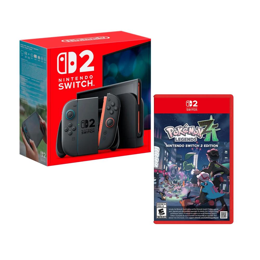 Consola Nintendo Switch 2 Bundle Pokemon Legends Z-A Negro