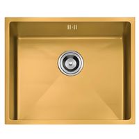 Lavadero 1 Poza Acero Inoxidable Dorado US07-5045