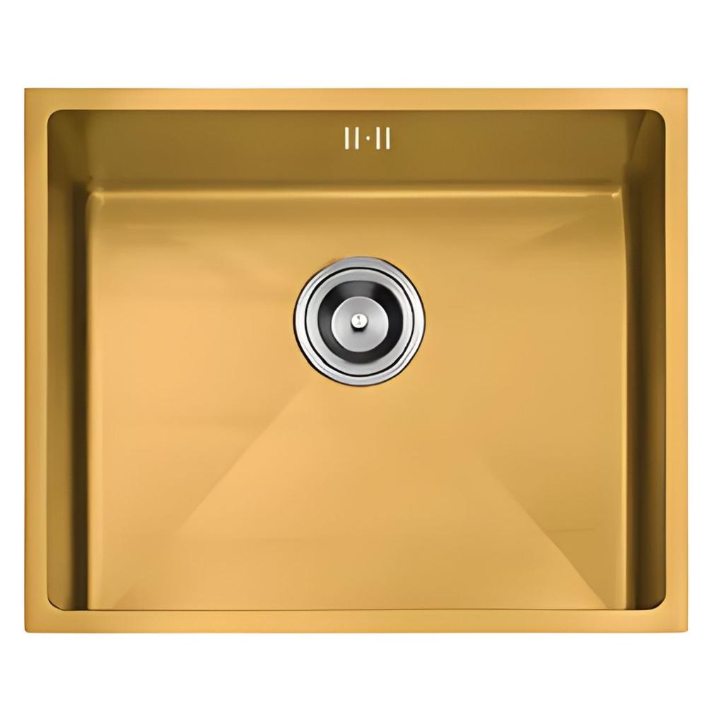 Lavadero 1 Poza Acero Inoxidable Dorado US07-5045