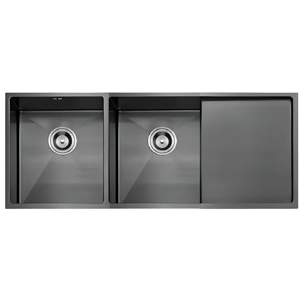 Lavadero 2 Poza con Escurridor Acero Inoxidable ULD01-12050