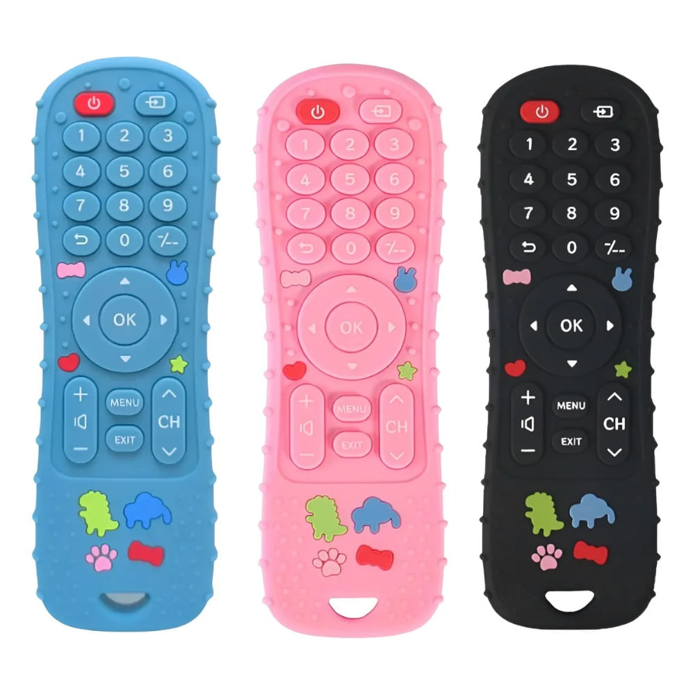 Juguetes Mordedores Para Bebés Dentición Silicona Pack 3 Pz