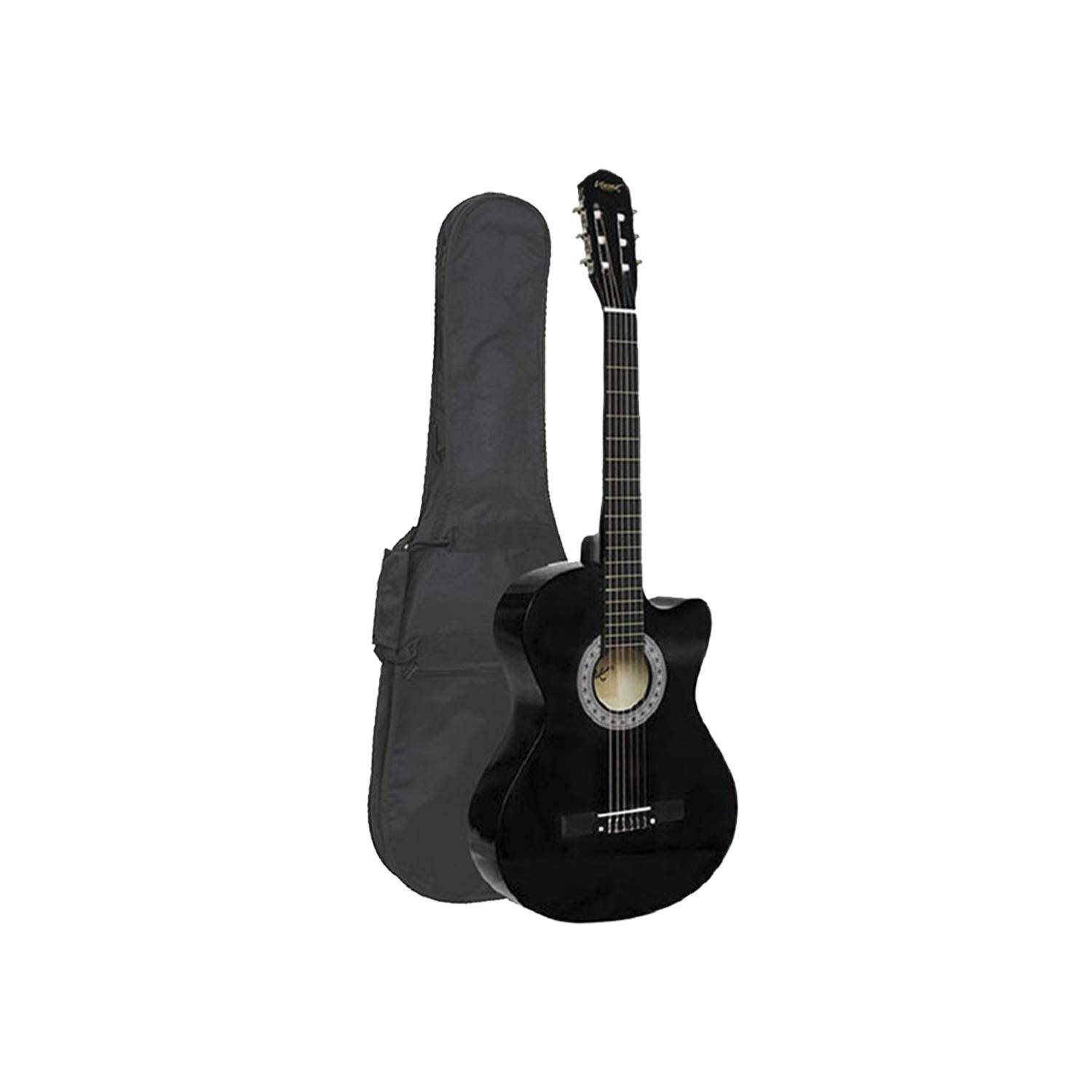 Guitarra Acústica Nylon Negra