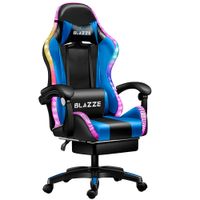 Silla Gamer Ergonómica Buff RGB  - Azul