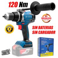 Taladro Atornillador Percutor 13mm Dongcheng DCJZ03-13Z 20V 120Nm Sin Baterias