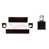 Dormitorio King Orquidea 2 Veladores Comoda H Y S