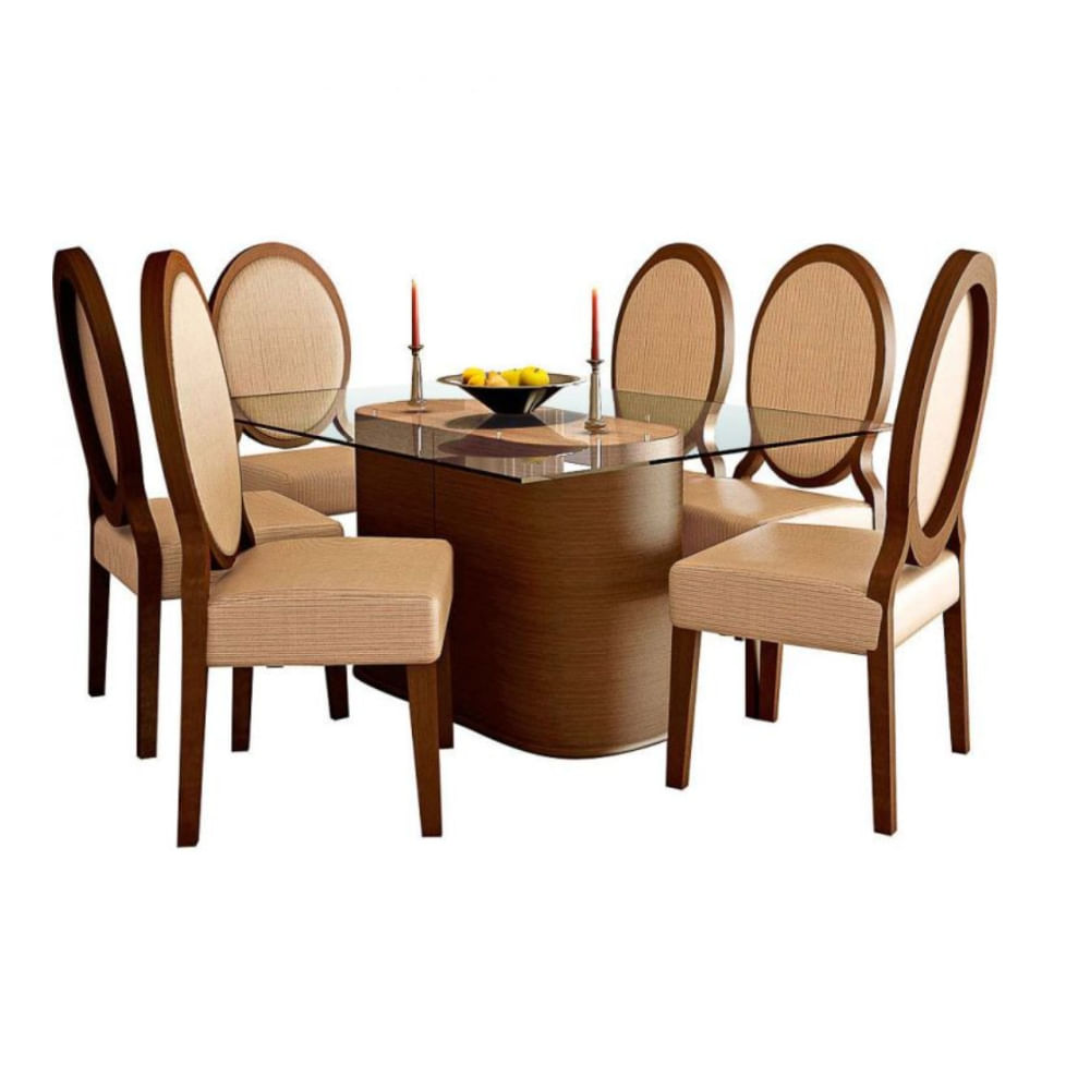 Comedor 6 Sillas Besan Madera HogarySpacios