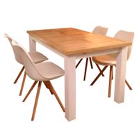 Comedor 4 Sillas Carl Vintage HogarySpacios