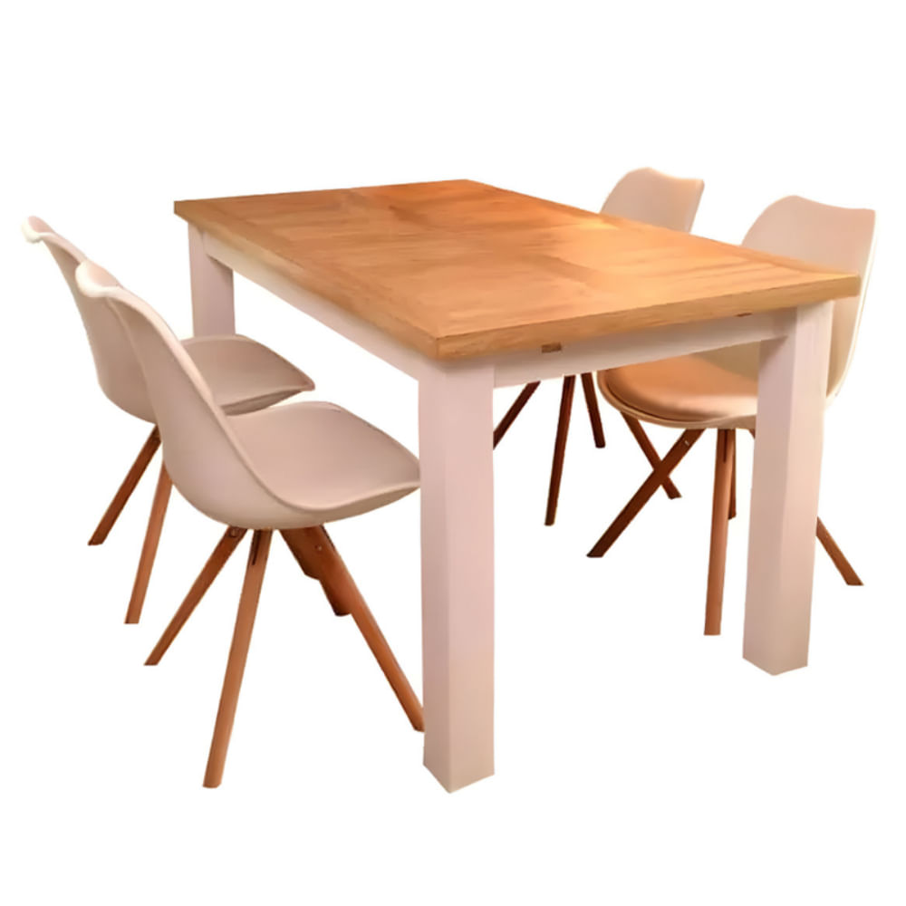 Comedor 4 Sillas Carl Vintage HogarySpacios