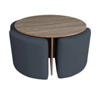 Mesa Centro Fantino Gris H Y S