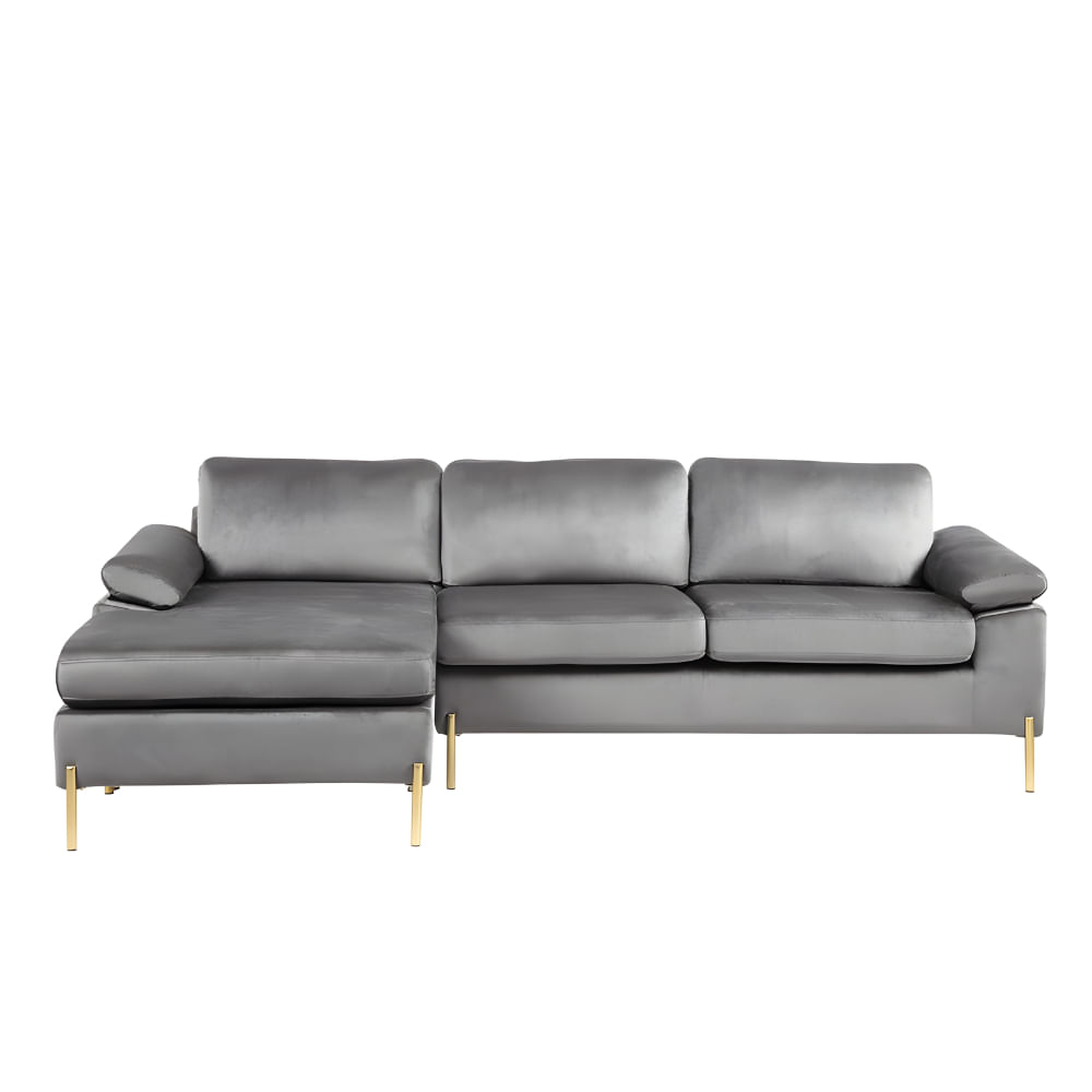 Seccional Derecho Kloe Gris HogarySpacios