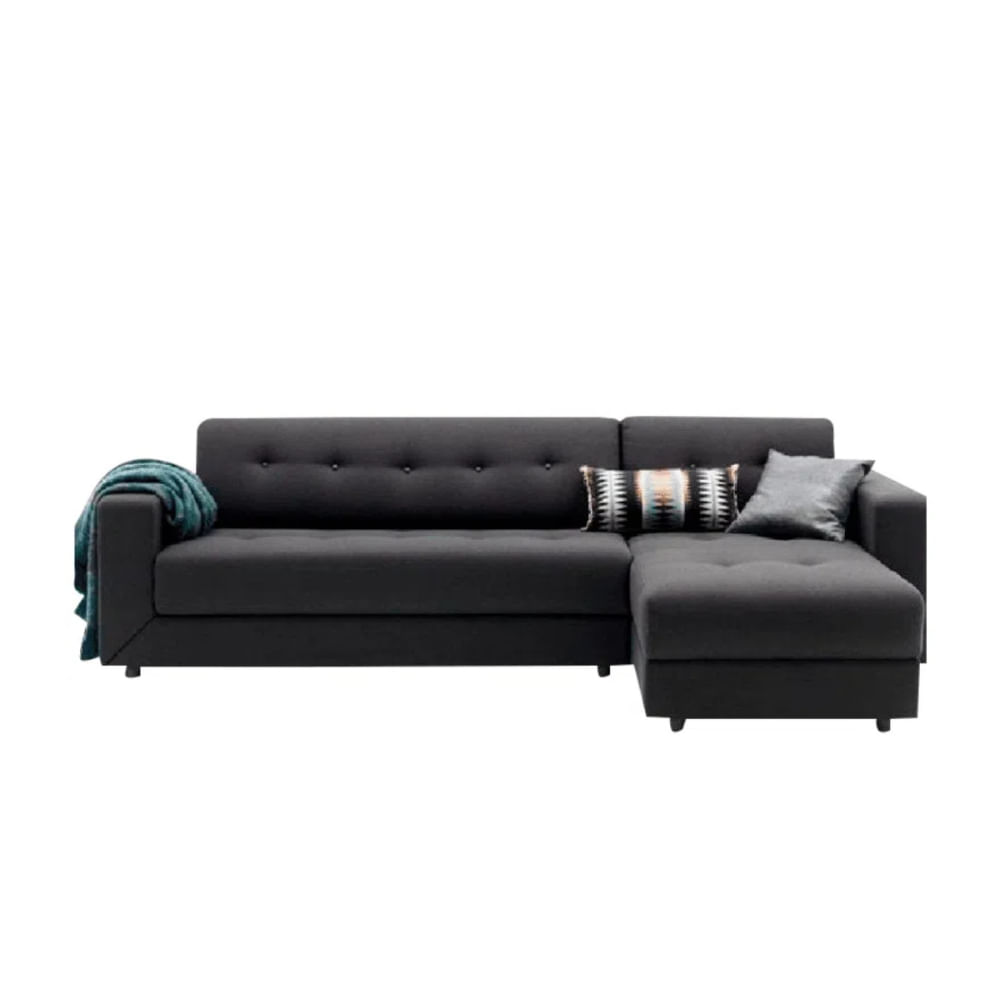 Seccional Derecho Amed Gris Oscuro HogarySpacios