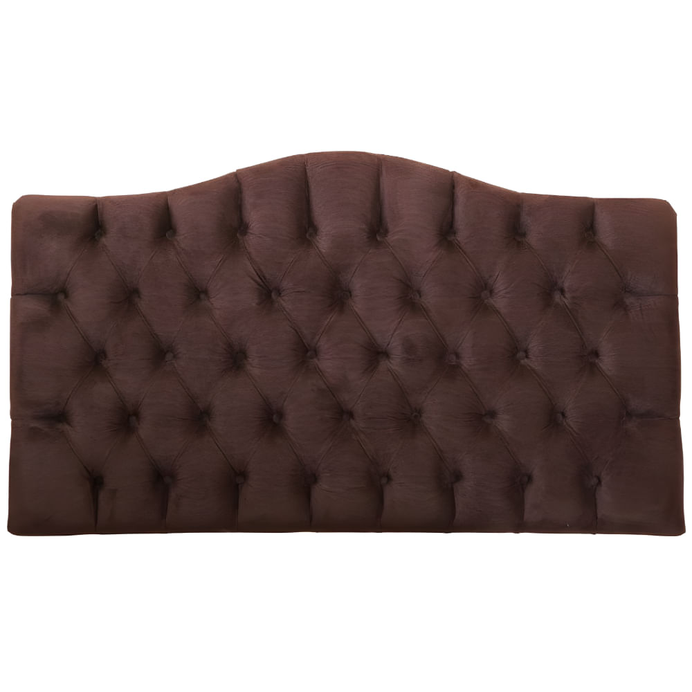 Cabecera 2 Plz Reina Capitone Marron Oscuro H Y S