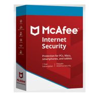 Mcafee Internet Security 5 PC - 12 meses
