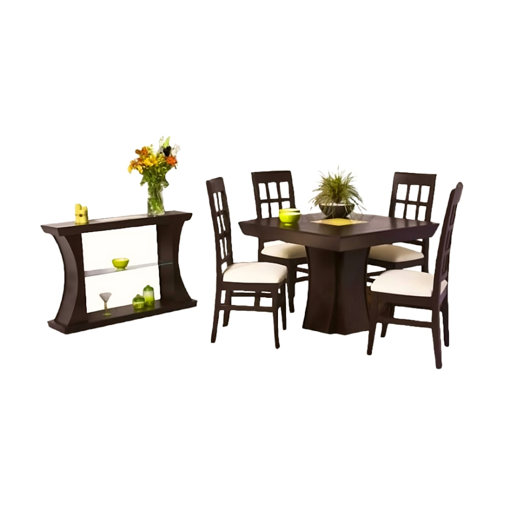 Comedor 4 Sillas Friburgo Comoda HogarySpacios