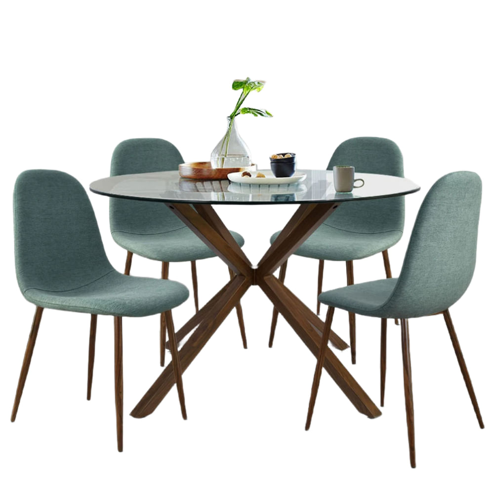 Comedor 4 Sillas Sthef Jade HogarySpacios